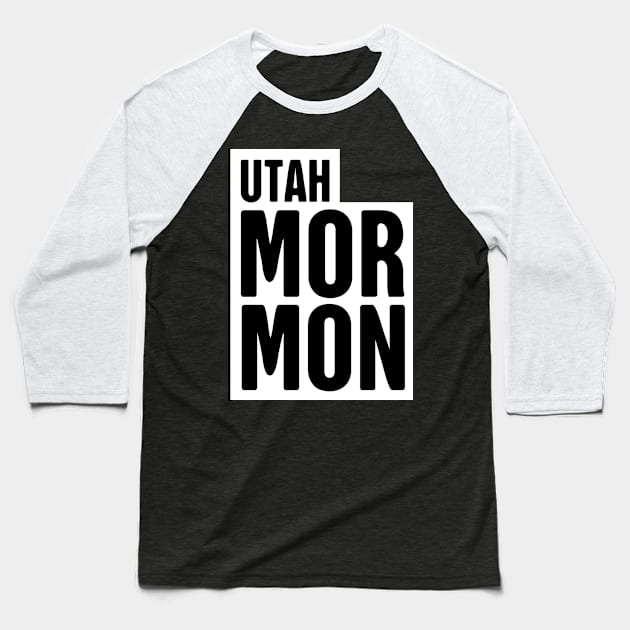 Utah Mormon | LDS Baseball T-Shirt by MeatMan